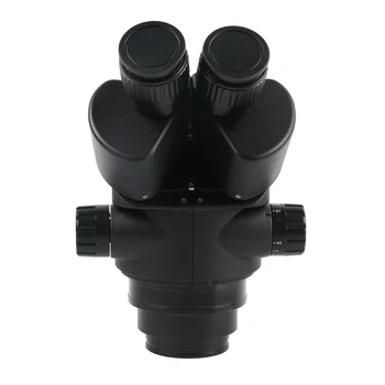 3.5 X 7X 45X 90X Simul-Focal Microscop Stereo Trinocular Cap WF10X/20 mm cu Unghi Larg Ocular Biologice Industria Test 1051