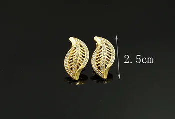 Sexemara mare Africane seturi de bijuterii pentru femei pene colier de nunta de moda de înaltă calitate, transport gratuit culoare de aur nou design 1228