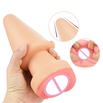 Vagine Pizde sex Anal Plug ANNGEOK Artificiale 3D Realiste Moale Vagin Masturbator Adult Jucărie Sexuală pentru Femei și Bărbați 1249