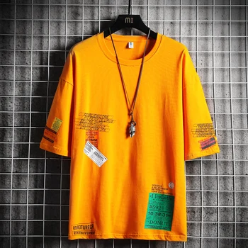 Man T-shirt pentru Bărbați Supradimensionate Bumbac Hip Hop 2020 Japoneză Streetwear Harajuku Tricou pentru Bărbați T-shirt Print T Shirt Barbati 157