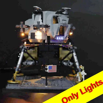 (Numai lights)Lumina Led-uri Kit Pentru 10266 Creator Apollo 11 Lunar Lander Blocuri de Iluminat Set cadou 1769