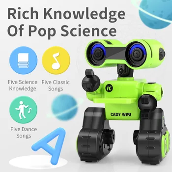 EBOYU JJR/C JJRC R13 Cady WIRI Robot Inteligent Explorarea Științei Programabile Muzica de Dans RC Jucărie pentru Copii Cadou Juca Cu R11 1849
