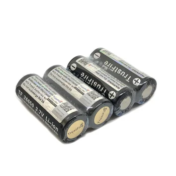 4buc/lot TrustFire 3.7 V 4000mAh 26650 Litiu Protejate Baterie de Acumulatori cu PCB Pentru Lanterne/E-Tigari 1918