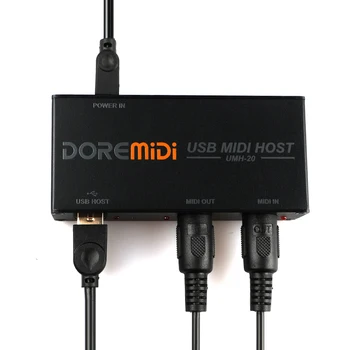 DOREMiDi de Mare Viteză USB MIDI Gazdă Box MIDI Gazdă USB pentru MIDI Converter 2072