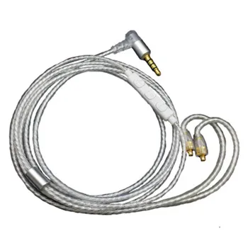 Înlocuirea Audio MMCX Cablu Jack Pentru Shure SE535 215 N3AP Casti Cablu de Sârmă Căști Conector Placat cu Argint Cablu 2973