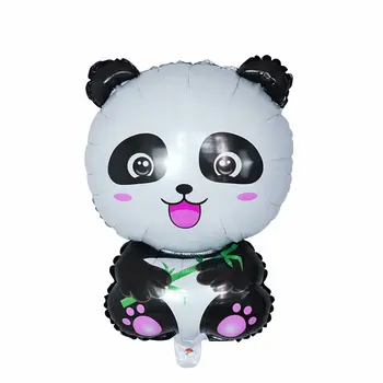 50pcs desene animate panda balon de folie de desene animate de animale 76x48cm panda balon petrecere acasă decorare Globos copii jucarii gonflabile 737