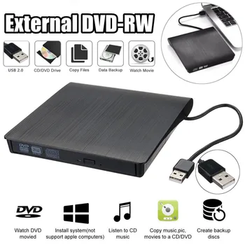 Extern USB3.0 DVD-RW CD-Writer Slim Drive Arzător Cititor Player Pentru PC, Laptop 746