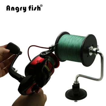 Angryfish Aluminiu Portabil De Linie De Pescuit Bobină Bobină Bobină Spooler Sistem Aborda Instrument Ventuza Mare Crap Pescuit Instrumente