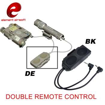 Element de Airsoft Tactic de Presiune Comutator Dublu Control de la Distanță pentru PEQ 16A și M3X Armă de Lumină, Accesorii EX177