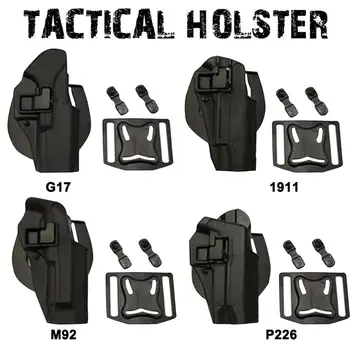 Accesorii de vânătoare Arma Cazul Toc Talie Glock Toc pentru G17/P1911/M92/P226 Centura port-Armă de Vânătoare Accesorii