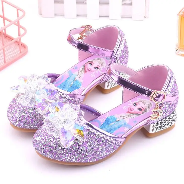 satire Lazy Ship shape Disney frozen fete pantofi cu toc printesa pantofi de dans pentru copii  fete de moda pantofi de cristal elsa sandale roz albastru cumpara online |  reducere < www.loteriefiscala.ro