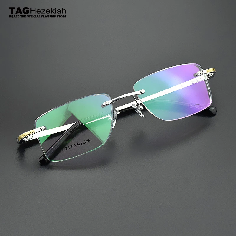 2019 brand de moda de înaltă calitate ochelari ramă cadru de titan ochi ochelari de soare, rame pentru bărbați piața de afaceri rame ochelari de cumpara online |