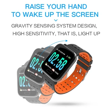 Reloj inteligente bluetooth bip smartwatch hombre relogio relojes digital de monitorizare a ritmului Cardiac ceas inteligent de afișare a mesajelor Q9 11112
