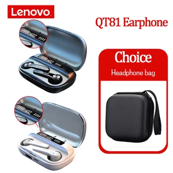 Original Lenovo QT81 TWS Căști fără Fir Bluetooth Căști AI Control Stereo Bass Microfon Reducere Zgomot TW13 Cască 11745