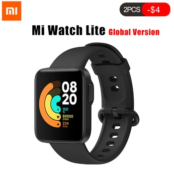 Versiune globală Xiaomi Mi Watch Lite GPS Tracker de Fitness Monitor de Ritm Cardiac Sport Brățară de 1.4 Inch Bluetooth Smartwatch 5.0 12695