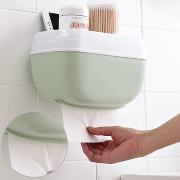 GUNOT Titularul de Hârtie Igienică montat pe Perete Igienic Dispenser de Hârtie Impermeabilă Țesut Cutie de Depozitare Pentru Baie și Toaletă