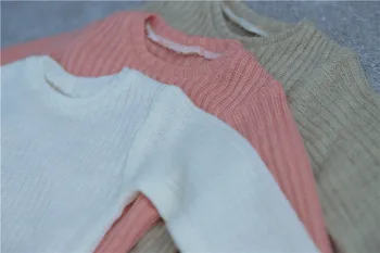 BJD haine papusa gât rotund pulover de culoare unică Pură de culoare se potrivesc pentru 1/3 1/4 1/6 BJD SD MSD YOSD Unchiul papusa accesorii 225