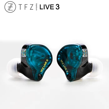 TFZ LIVE 3 HIFI Audio Dual Circuitului Magnetic Dinamic Driver In-Ear Monitor Casti IEM 2Pin 0.78 mm Cablu Detașabil Pavilioane