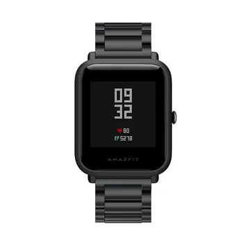 Original 20mm Inteligent Watchband de Metal din Oțel Inoxidabil trupa Ceasuri Curea de Înlocuire Trupa Ceas Pentru Xiaomi Huami Amazfit Tineri Pic