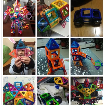 KACUU Dimensiuni Mari Magnetice de Designer-Set de Constructii Model & Constructii Jucărie Magneți Blocuri Magnetice Jucarii Educative Pentru Copii 56947