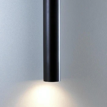 Pandantiv lumina subțire D2.5cm Gâfâind din Aluminiu lampa de Con Design Astigmatic COB LED-uri în Interiorul Moden simplitatea Design Bar, sala de Mese 9655