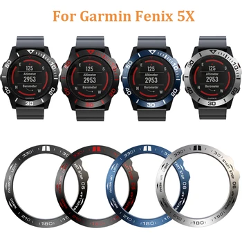 Pentru Garmin Fenix 5X Dial Bezel Caz Acoperire accesorii Inteligente Pentru Garmin Fenix 5X/Fenix 5X Plus Anti-zero Inel de Protecție