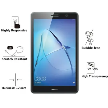 2 X STICLA Tempered Glass Pentru Huawei MediaPad T3 7 3G BG2-U01 7 inch Comprimat de Protecție BG2 U01 U03 7 inch Garda