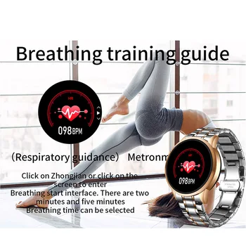 LIGE 2020 Nouă Bandă de Oțel Ceas Inteligent Bărbați Heart Rate Monitor de Presiune sanguina Pedometru Sport Smartwatch Femei Fitness tracker+Cutie