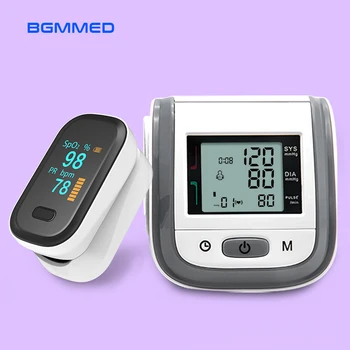 BGMMED Medicale Degetului Pulsoximetru & LCD Încheietura Tensiunii Arteriale Familia de Îngrijire a Sănătății Pachete turistice