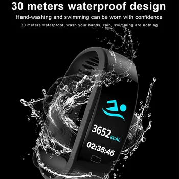 Noul Smart band bratara 30 de Metri IP68 rezistent la apa de Design Bratara Bluetooth Apel Amintește brățară Brățară pk xiomi mi band 3