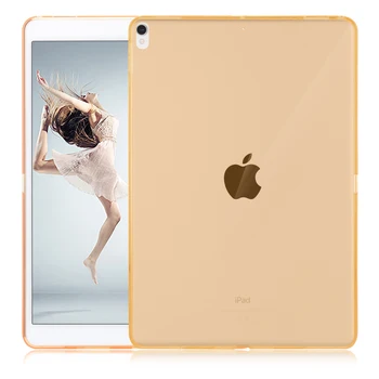 Pentru iPad 10.5 2019 Caz, rezistent la Șocuri Transparent Moale TPU Silicon Capacul din Spate pentru iPad Air 3 2019 10.2 Aer 1 Air 2 9.7 inch Caz