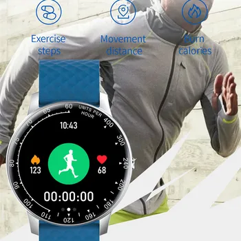 Personalizate originale Smart Dial Watch Heart Rate Monitor de Presiune sanguina IP68 rezistent la apa Pedometru Sport Inteligent Bratara Pentru Femei